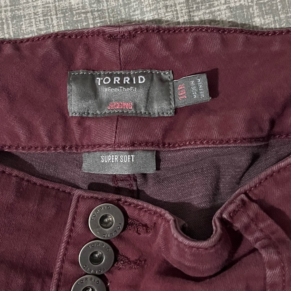 Maroon jegging